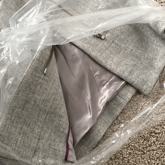 NWT J.Crew Cocoon coat Italian wool size 0 - Picture 4 of 4